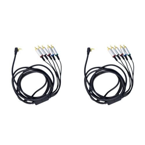 2X Rca Av Tv Cable de Video Cable de Cable para Psp 2000/3000 Av Cable