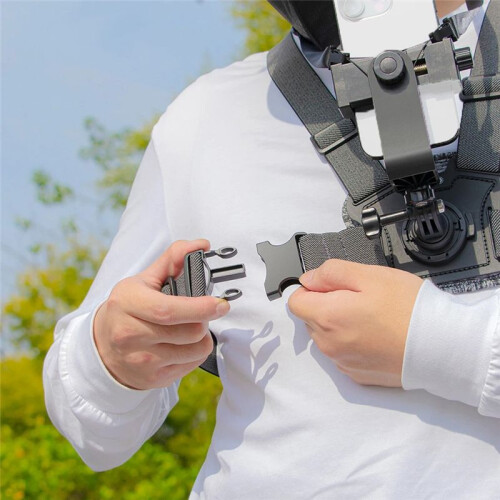 Adjustable Chest Mount Harness Strap for   Action Camera Accessories Combo C 2