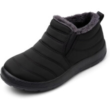 Scecocrs Botas de Nieve para Mujer Botines de Invierno Cálidos Impermeables Negros 42 — calzado invierno mujer