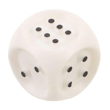 Toegankelijke braille-dobbelstenen voor bordspellen, tactiele dobbelstenen met reliëfpunten voor blinde en slechtziende spelers, duurzaa