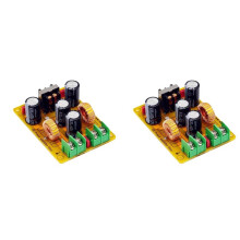2X LC EMI-Filterbord Laagdoorlaat EMC HiFi Hoogfrequentfilter Schakelvoeding Ripple-Filtering voor Versterker 2A