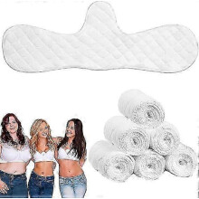 Stück Baumwoll-BH-Einlagen, saugfähige Unterbrustpads, bequeme, wiederverwendbare Schweißschutzpolster für Frauen