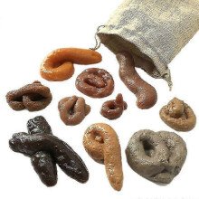 10pcs/bag Fake Poop Feces Pranks Toys Halloween April Fools Day Party Trick Toy