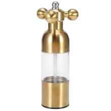 Gewürzmühle aus Edelstahl, nachfüllbar, goldfarben