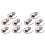 10 Set 28BYJ-48 ULN2003 5V Stepper Motor + ULN2003 Driver Board Suitable for Driver Test Module DIY Kit 1
