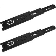 stuks 150 mm ladegeleiders, 3-voudig telescopische rails, volledig uitschuifbare zijmontage, zware uitvoering met een draagvermogen van