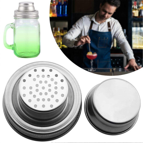 Multi-Purpose Mason-Jar Lid Home Bar Tool Transforms Mason-Jar Effortlessly for Craft Beverage Preps 1