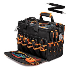 Electrician Tool Bag, Tool Tote Organizer, Tool Caddy, Bags for Electricians, OXFORD CLOTH