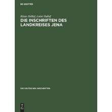 Die Inschriften DES Landkreises Jena