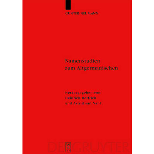 Namenstudien zum Altgermanischen