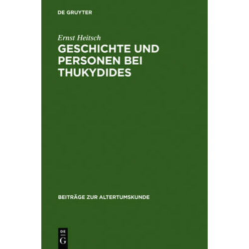 Geschichte und Personen bei Thukydides