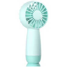 Mini ventilador portátil a pilas con cordón, ventilador de bolsillo personal, recargable con batería de 1500 mAh.