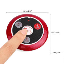 Sistema de buscapersonas inalámbrico para restaurantes, cafeterías y mostradores de postres con alertas de largo alcance.