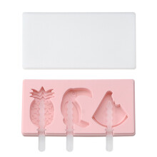 2Set DIY Ijs Mold Set Siliconen Vogelvorm En Fruitvorm Voor Ijsjes