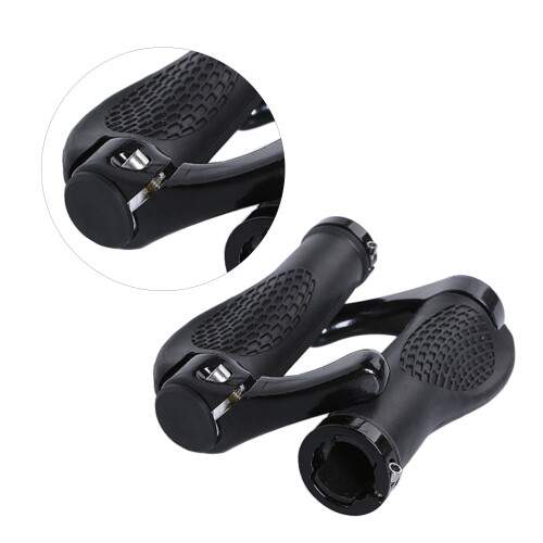 Zachte Rubber Handlebar Sleeve Aluminium Alloy Lock