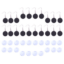 40St Oorbellen Ronde Pendant Trays Voor Unieke DIY Designs