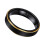 1Delicate Tungsten Ring Zwart Staal Sieraden 1