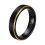 1Delicate Tungsten Ring Zwart Staal Sieraden 2