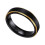 1Delicate Tungsten Ring Zwart Staal Sieraden 5