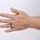 1Delicate Tungsten Ring Zwart Staal Sieraden 8