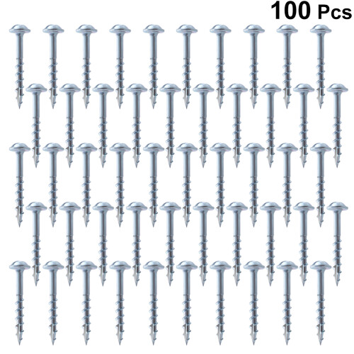 100St Grofe Houtschroeven Zelftappend Carbonstaal 2