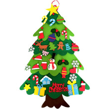 Filz-Tannenbaum Weihnachtsdeko DIY 32 Dekoartikel Grün 103 cm — filz tannenbaum kinder, weihnachtsdeko wand