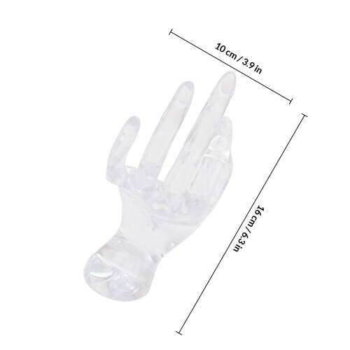 1Handvormige Ringhouder Transparant Sieraden Display Organizer 1