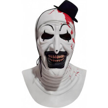 Maske des Schreckens Clown Gruselige Realistische Cosplay Kostüm Weiß 56-62 cm — horror clown maske