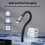 (2 m) USB-A to MFi-Certified Lightning Super-fast Charging Braided Data Cable, Black 5