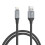 (1 m) USB-A to MFi-Certified Lightning Super-fast Charging Braided Data Cable, Black 6