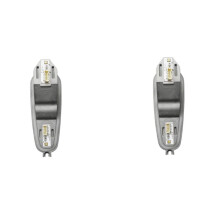 Unidade de Controle Do Farol Do Módulo Do Diodo Emissor de Luz de 2 Pces 8U0941475A para Q3 2012-2015 Drl Fonte de Luz Diurna com Dissipador de