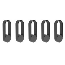 5X 20 Million Negative Ion Purifier Portable Household Ionizer USB Plug-in Car Air Purifier for Area 31-40 Black