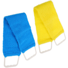 1X Exfoliërende Badhanddoek , Rug Scrubber Strip, Scrubber