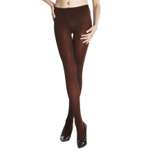 Elastic Women Leggings Acetaat Koffie Modieuze Damespanty