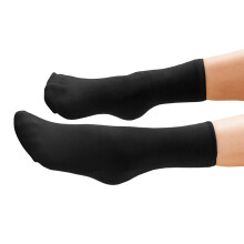 1Paar Verdikte Winter , Zwarte Thermosokken Vrouwen