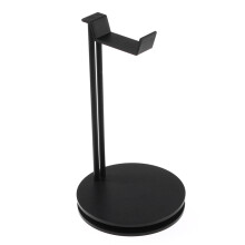 1Solid Base Headphone Stand Zwart Met Veilige Aluminium Houder