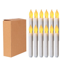 12St LED Kaarsen Set - Draadloze Witte Elektronische Wax Theelicht