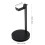 1Solid Base Headphone Stand Zwart Met Veilige Aluminium Houder 2