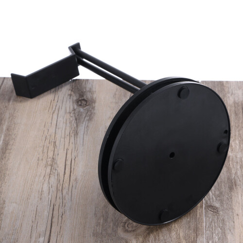 1Solid Base Headphone Stand Zwart Met Veilige Aluminium Houder 2