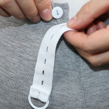 2Sewing Band Wit, Duurzame Elastische Stof Voor Kledingaccessoires