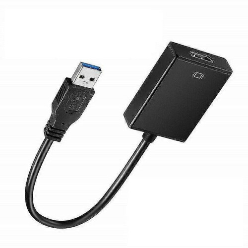Προσαρμογέας USB σε HDMI, USB 3.0/2.0 σε HDMI για πολλαπλές οθόνες, 1080p, Συμβατό με Windows XP/ 1