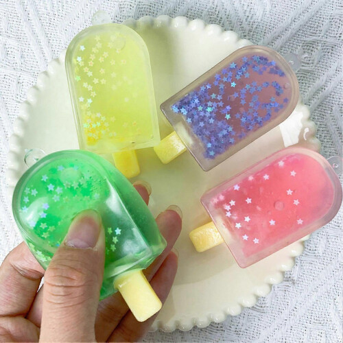Προσομοίωση παγωτού Lolly Glitter Flow Sensory Game για δώρο καλοκαιρινού πάρτι και παιχ 1