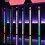 επαναφορτιζόμενα φώτα LED ρυθμού μουσικής RGB, φώτα ελέγχου ήχου με φωνητική ε 2