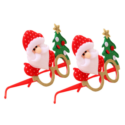 2St Feestbril Kinderen Lichtgewicht Grappige Kerstmode 1