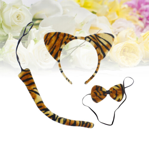 3St Cosplay Set Met Oren En Strik Kinderfeest 1