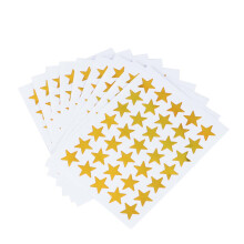 100St Kids Ster Stickers Goudkleurig Klassikaal Gebruik
