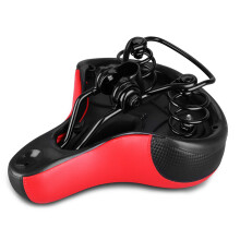 1Fietszadel Met Achterlicht Rood Comfort Voor Mountainbike
