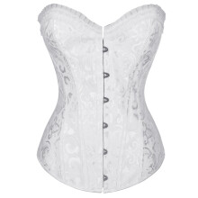1Witte Dames Shapewear Bustier Vintage Avond En Feest