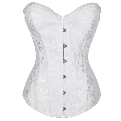 1Witte Dames Shapewear Bustier Vintage Avond En Feest