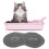 Pet Food Placemat Grijs Met Compact Ontwerp Kat 1